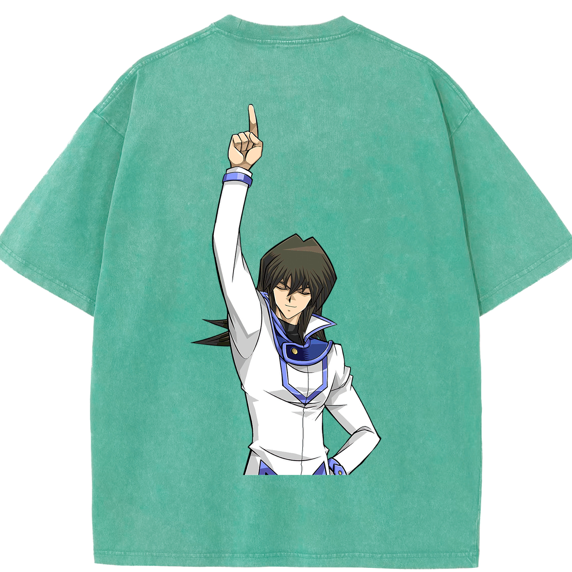 （画像用） 遊☆戯☆王 Yu-Gi-Oh! 綿100% ヴィンテージ風 半袖Tシャツ（背面プリント）